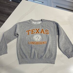 University of Texas Longhorns, gray crewneck sweatshirt